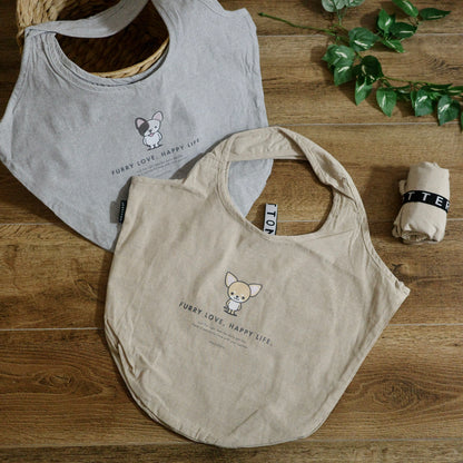 Motteru クルリト マルシェバッグ（再生コットン）