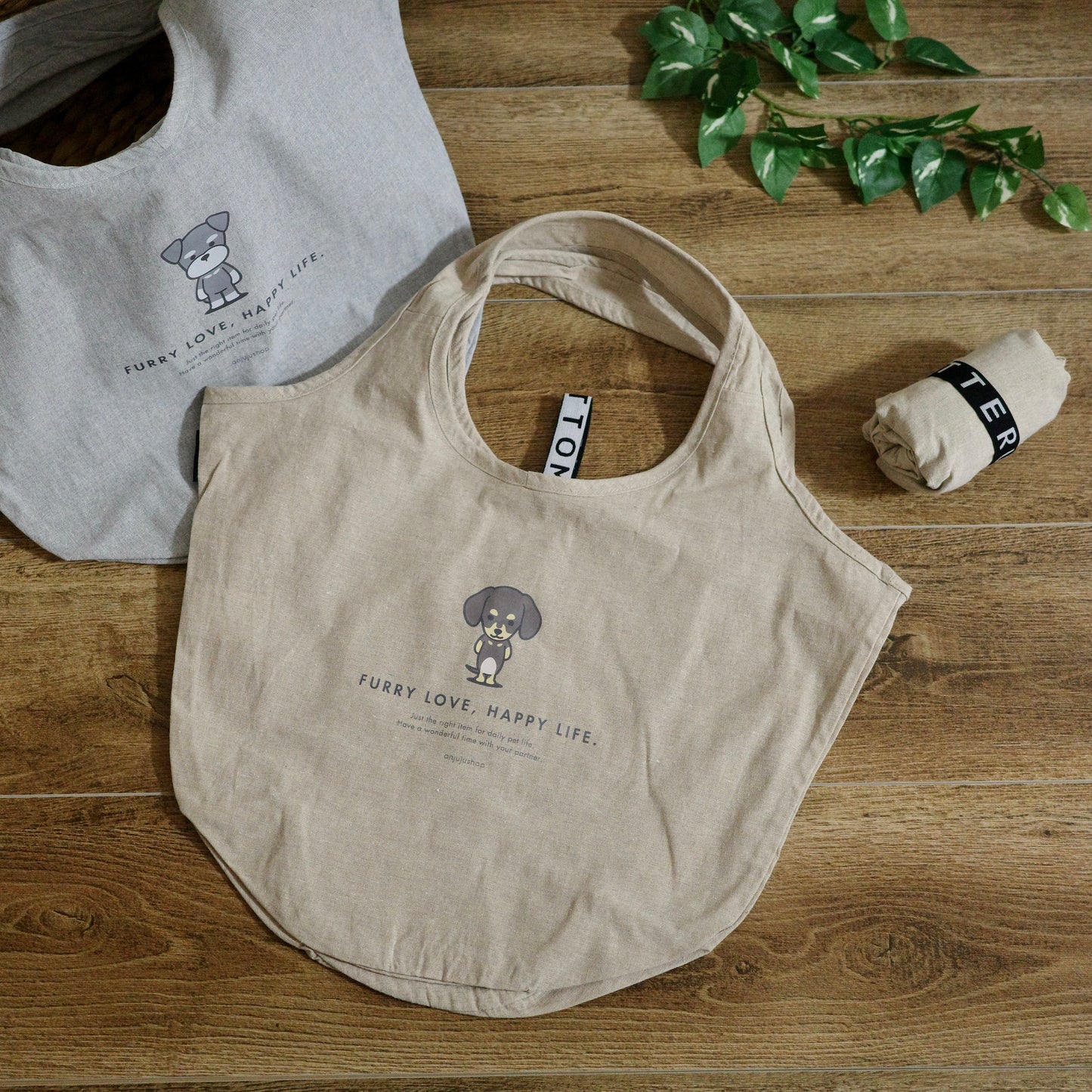 Motteru クルリト マルシェバッグ（再生コットン）