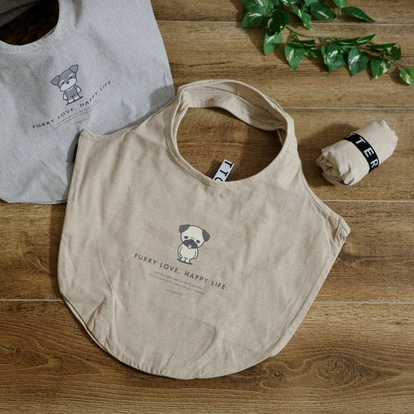 Motteru クルリト マルシェバッグ（再生コットン）