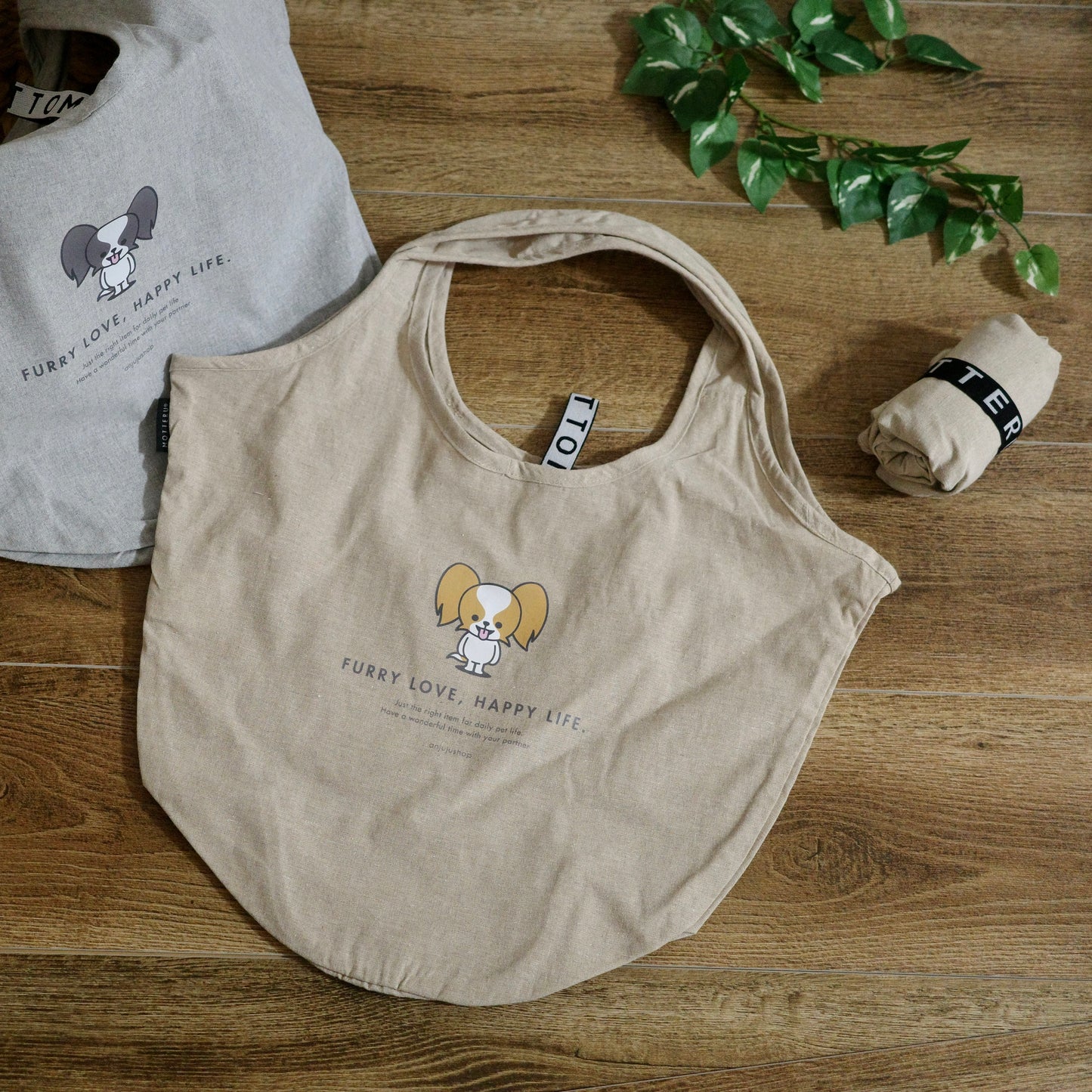 Motteru クルリト マルシェバッグ（再生コットン）